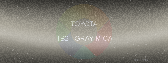 Toyota paint 1B2 Gray Mica