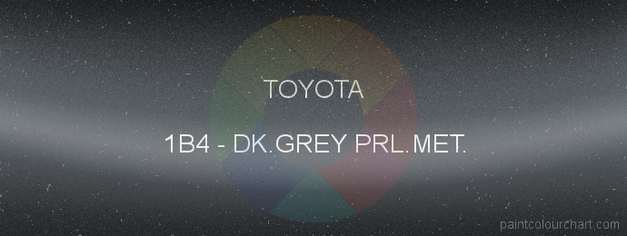 Toyota paint 1B4 Dk.grey Prl.met.