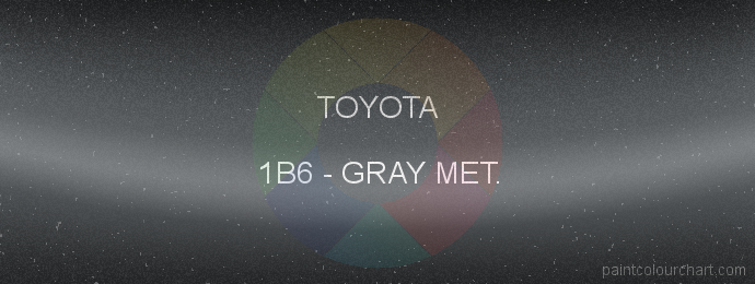 Toyota paint 1B6 Gray Met.