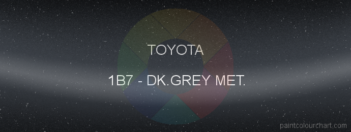 Toyota paint 1B7 Dk.grey Met.