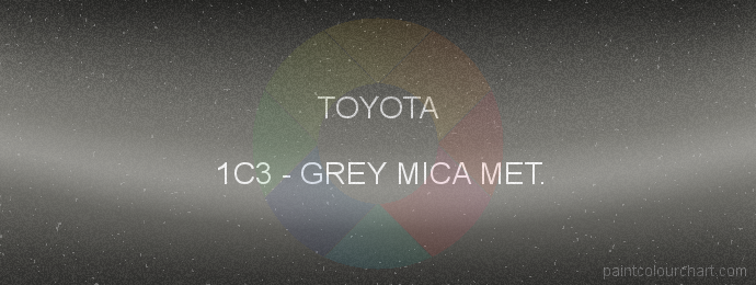 Toyota paint 1C3 Grey Mica Met.