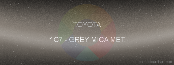 Toyota paint 1C7 Grey Mica Met.