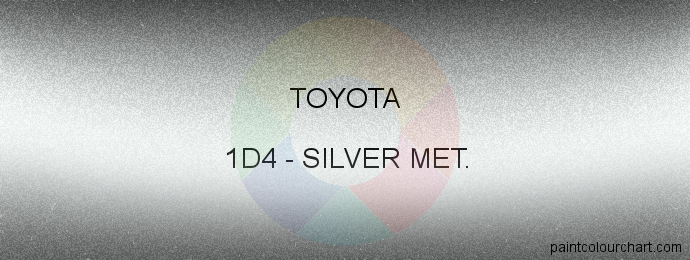 Toyota paint 1D4 Silver Met.