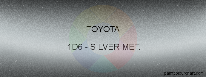 Toyota paint 1D6 Silver Met.