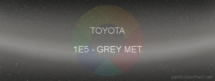 Toyota paint 1E5 Grey Met.