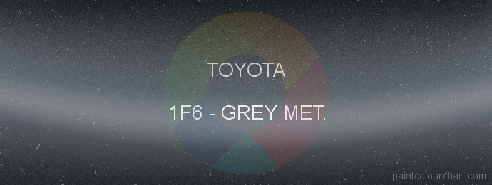 Toyota paint 1F6 Grey Met.