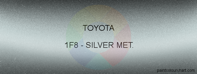 Toyota paint 1F8 Silver Met.