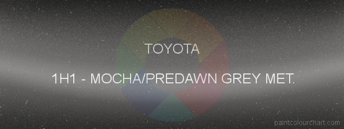Toyota paint 1H1 Mocha/grey Met.