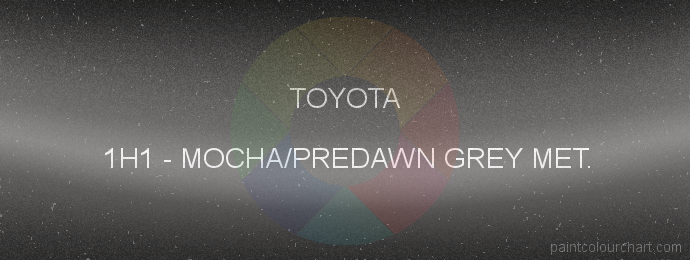 Toyota paint 1H1 Mocha/predawn Grey Met.