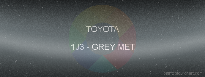 Toyota paint 1J3 Grey Met.