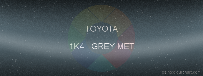 Toyota paint 1K4 Grey Met.