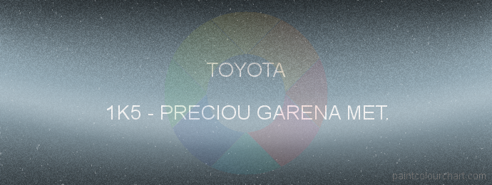 Toyota paint 1K5 Preciou Garena Met.