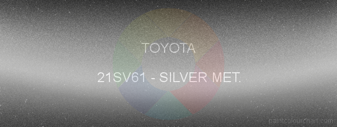 Toyota paint 21SV61 Silver Met.