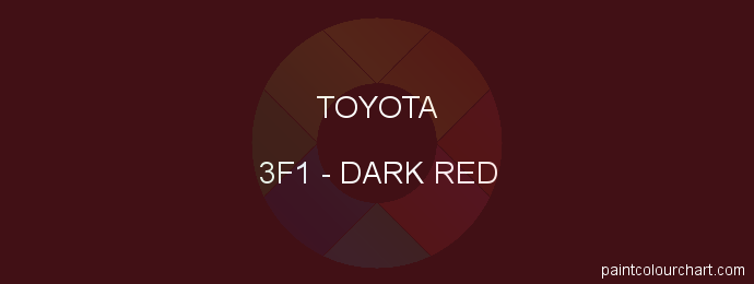 Toyota paint 3F1 Dark Red