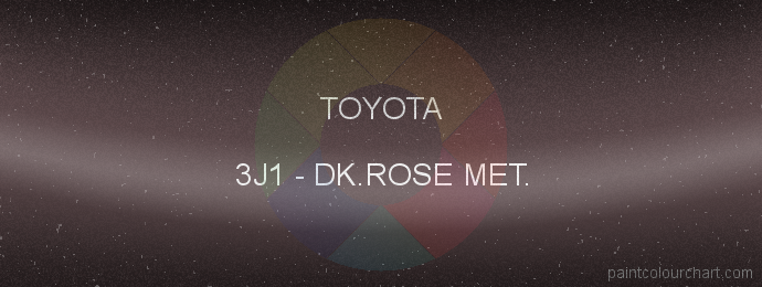 Toyota paint 3J1 Dk.rose Met.