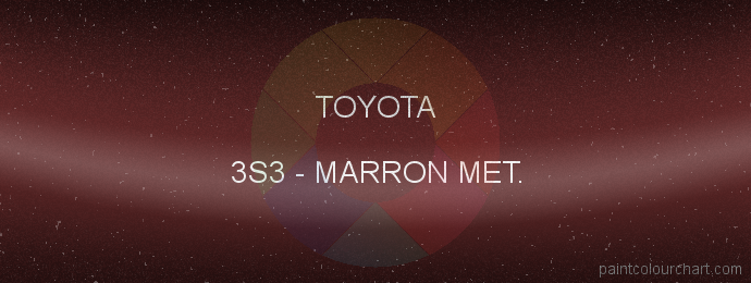 Toyota paint 3S3 Marron Met.