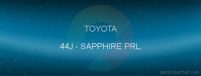 Toyota paint 44J Sapphire Prl.