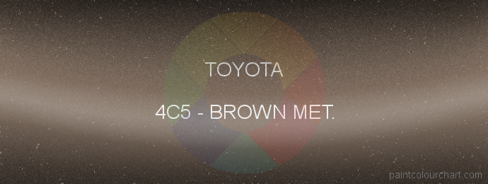 Toyota paint 4C5 Brown Met.