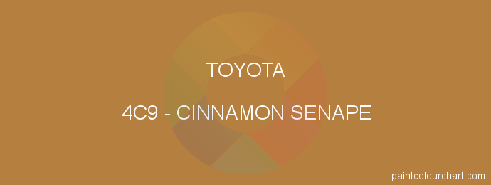 Toyota paint 4C9 Cinnamon Senape