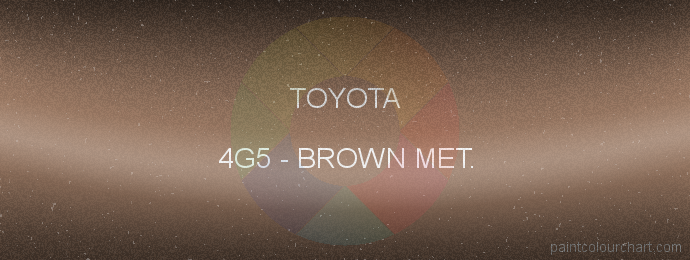Toyota paint 4G5 Brown Met.