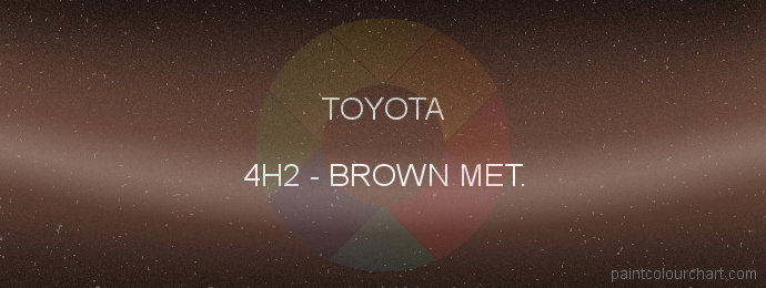 Toyota paint 4H2 Brown Met.