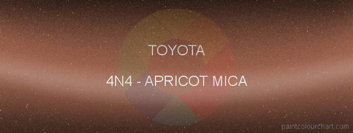 Toyota paint 4N4 Apricot Mica