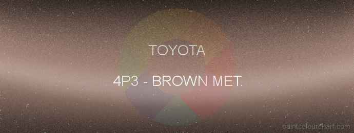 Toyota paint 4P3 Brown Met.