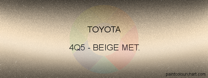Toyota paint 4Q5 Beige Met.