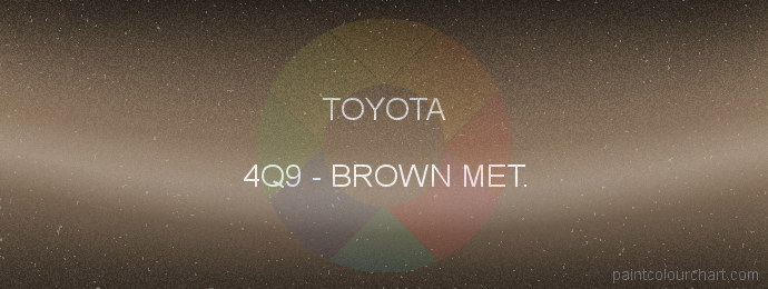 Toyota paint 4Q9 Brown Met.