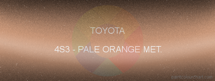 Toyota paint 4S3 Pale Orange Met.