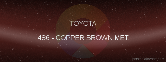 Toyota paint 4S6 Copper Brown Met.