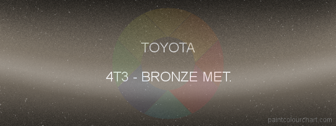 Toyota paint 4T3 Bronze Met.