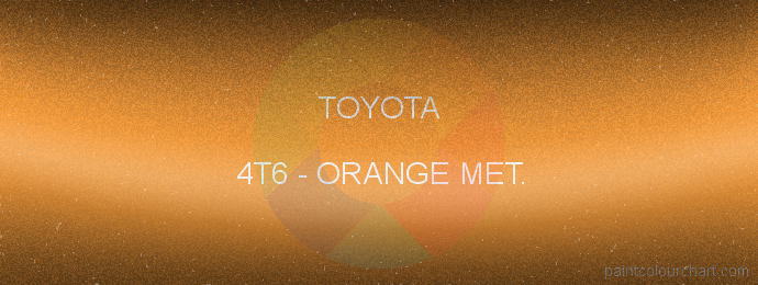 Toyota paint 4T6 Orange Met.