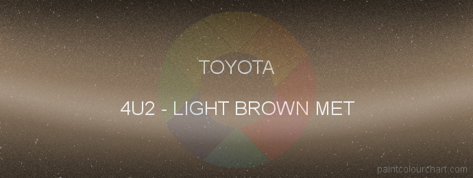 Toyota paint 4U2 Light Brown Met