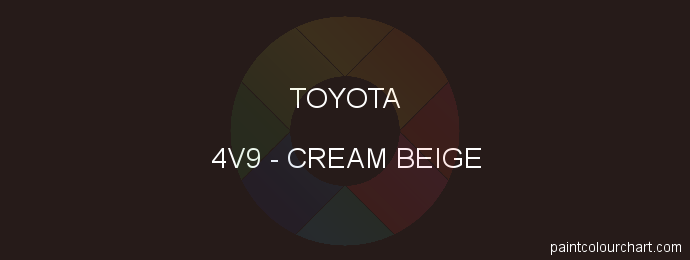 Toyota paint 4V9 Cream Beige
