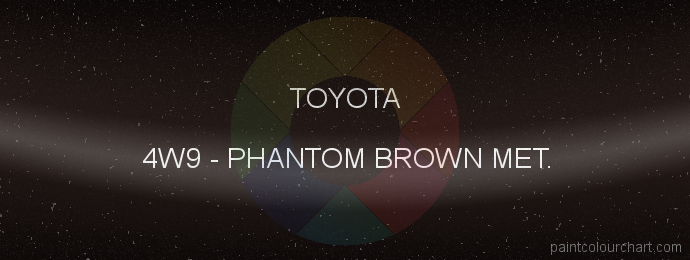 Toyota paint 4W9 Phantom Brown Met.