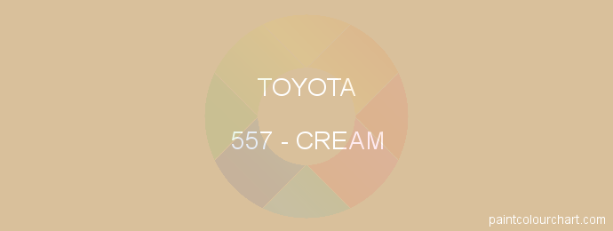 Toyota paint 557 Cream