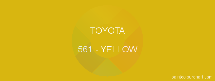 Toyota paint 561 Yellow
