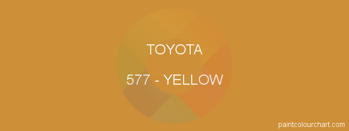 Toyota paint 577 Yellow