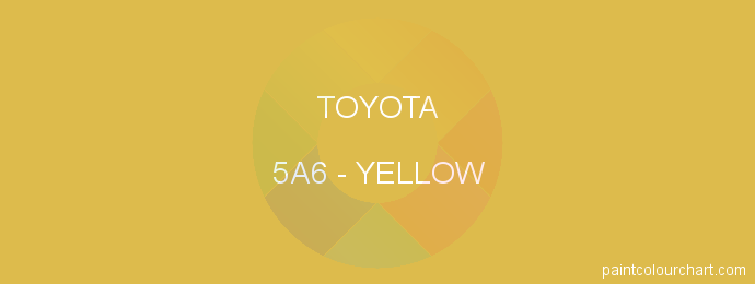 Toyota paint 5A6 Yellow