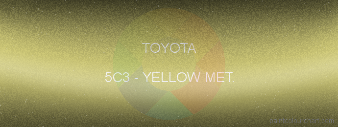 Toyota paint 5C3 Yellow Met.