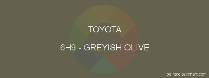 Toyota paint 6H9 Greyish Olive