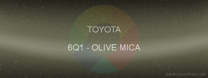 Toyota paint 6Q1 Olive Mica