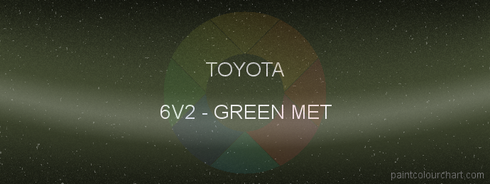 Toyota paint 6V2 Green Met