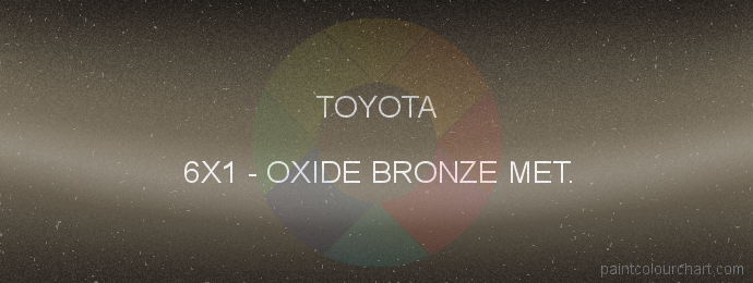 Toyota paint 6X1 Oxide Bronze Met.