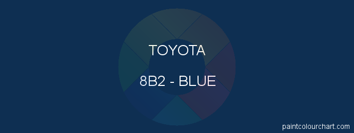 Toyota paint 8B2 Blue