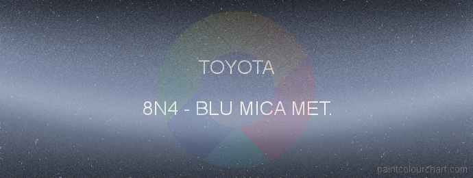 Toyota paint 8N4 Blu Mica Met.