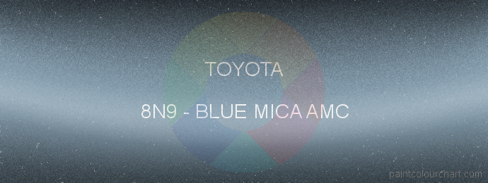 Toyota paint 8N9 Blue Mica Amc
