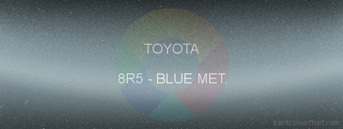 Toyota paint 8R5 Blue Met.