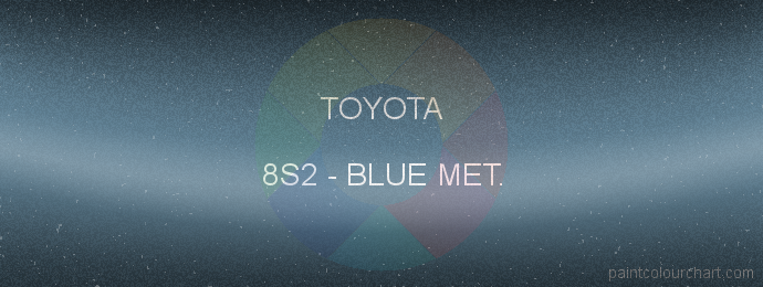 Toyota paint 8S2 Blue Met.